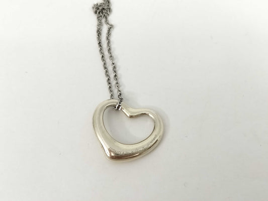 Tiffany & Co. Tiffany & Co. Open Heart Tiffany Necklace Open Heart 925 Non-Original Chain Necklace