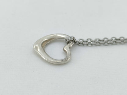 Tiffany & Co. Open Heart Tiffany Necklace Open Heart 925 Non-Original Chain Necklace