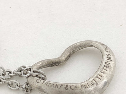 Tiffany & Co. Open Heart Silver Necklace, 2.7g