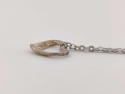 Tiffany & Co. Open Heart Tiffany Necklace Open Heart 925 Non-Original Chain Necklace