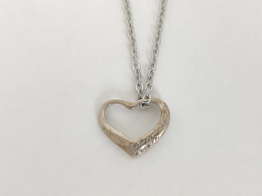 Tiffany & Co. Open Heart Tiffany Necklace Open Heart 925 Non-Original Chain Necklace