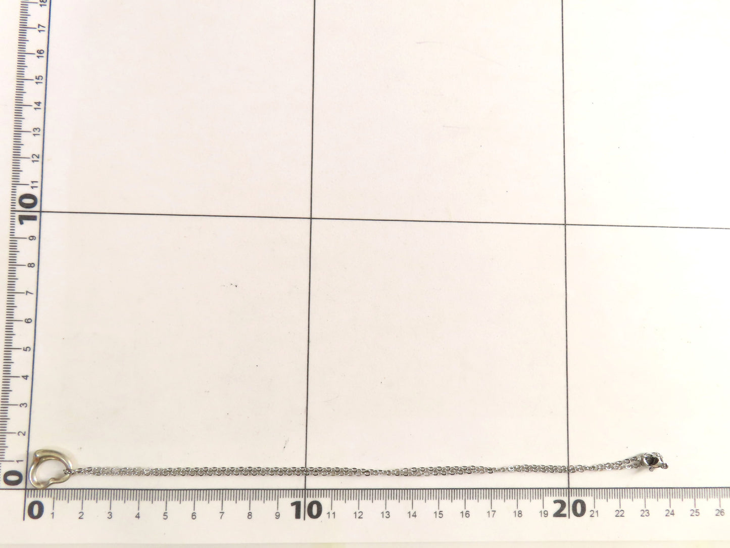 Tiffany & Co. Open Heart Tiffany Necklace Open Heart 925 Non-Original Chain Necklace