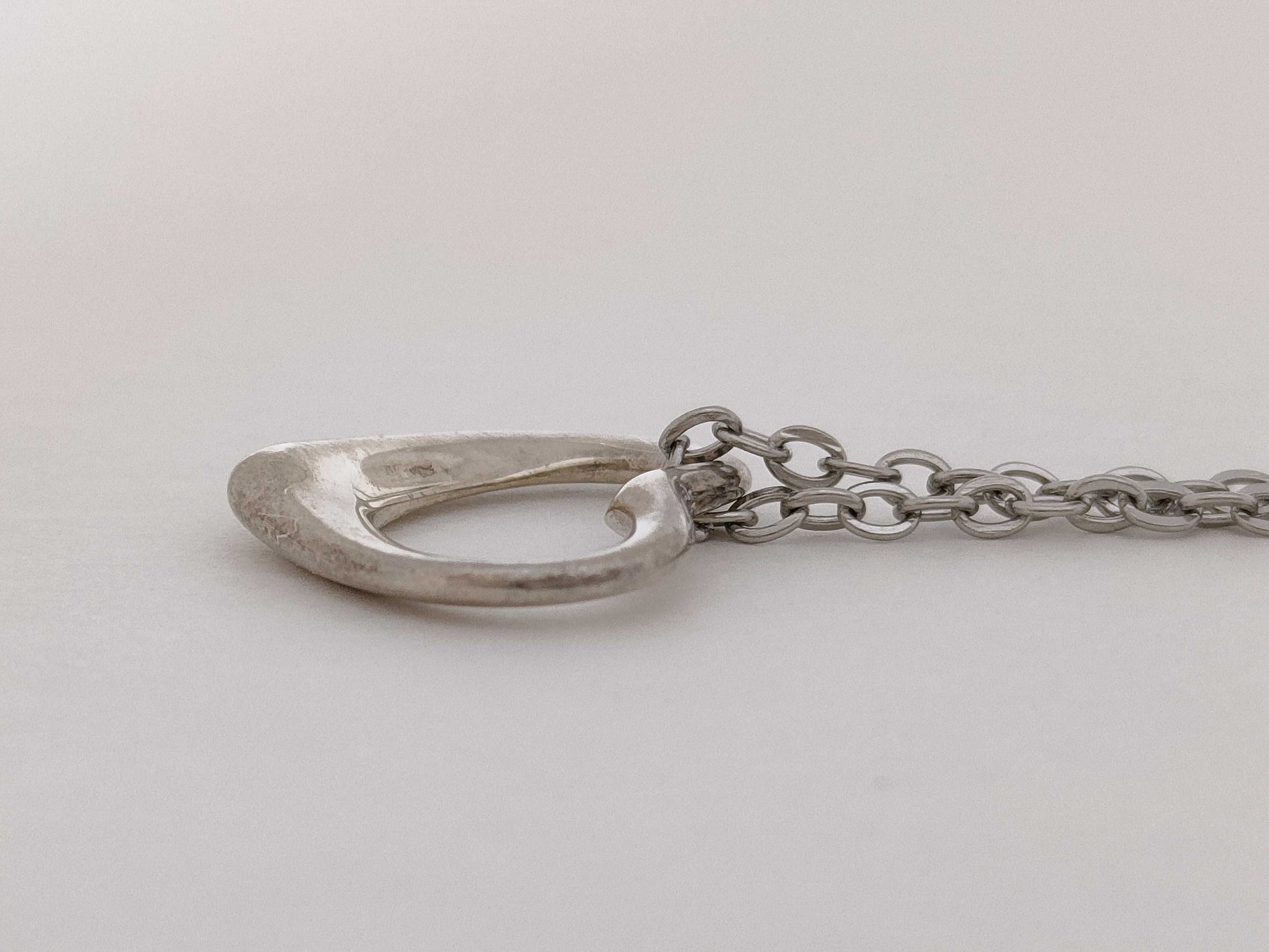 Tiffany & Co. Open Heart Tiffany Necklace Open Heart 925 Non-Original Chain Necklace