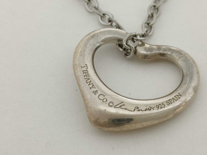 Tiffany & Co. Open Heart Tiffany Necklace Open Heart 925 Non-Original Chain Necklace