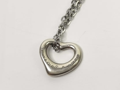 Tiffany & Co. Open Heart Tiffany Necklace Open Heart 925 Non-Original Chain Necklace