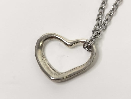 Tiffany & Co. Open Heart Tiffany Necklace Open Heart 925 Non-Original Chain Necklace