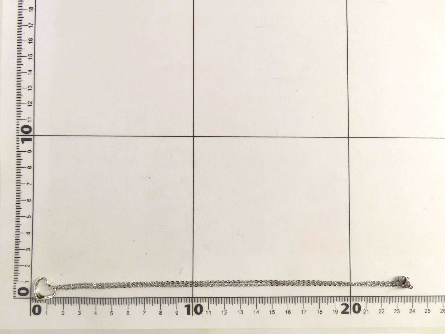 Tiffany & Co. Open Heart Tiffany Necklace Open Heart 925 Non-Original Chain Necklace