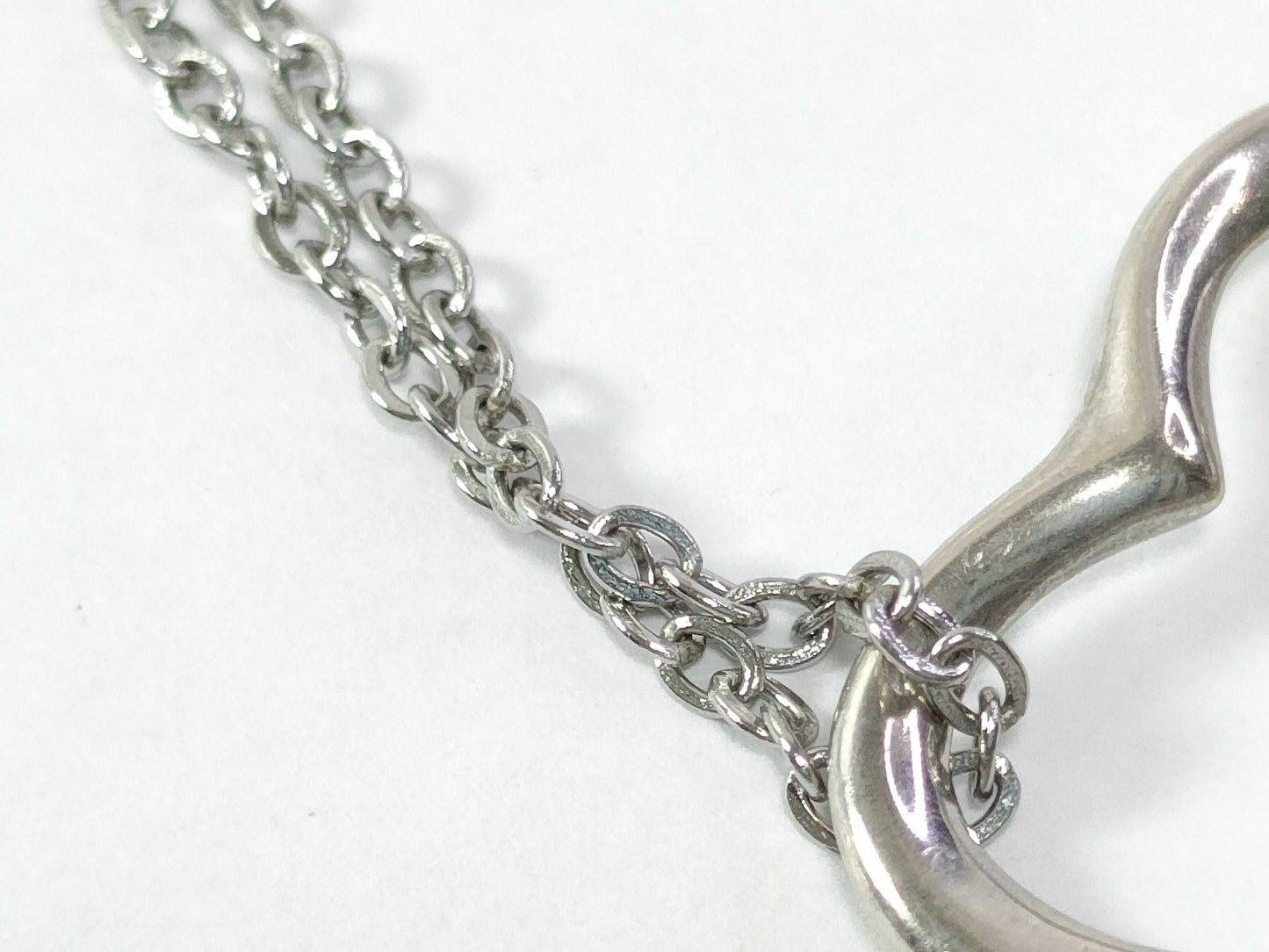 Tiffany & Co. Open Heart 925 Necklace with Non-Original Chain