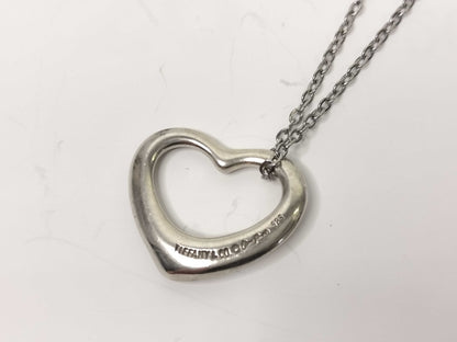 Tiffany & Co. Open Heart Tiffany Necklace Open Heart 925 Non-Original Chain Necklace