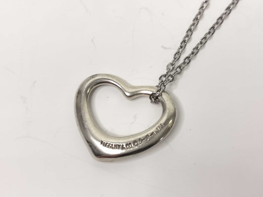 Tiffany & Co. Open Heart Tiffany Necklace Open Heart 925 Non-Original Chain Necklace