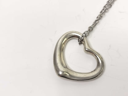 Tiffany & Co. Open Heart Tiffany Necklace Open Heart 925 Non-Original Chain Necklace