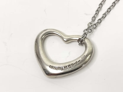 Tiffany & Co. Open Heart Tiffany Necklace Open Heart 925 Non-Original Chain Necklace