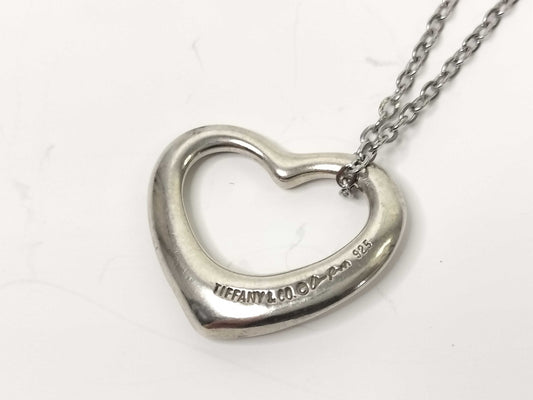 Tiffany & Co. Open Heart Tiffany Necklace Open Heart 925 Non-Original Chain Necklace