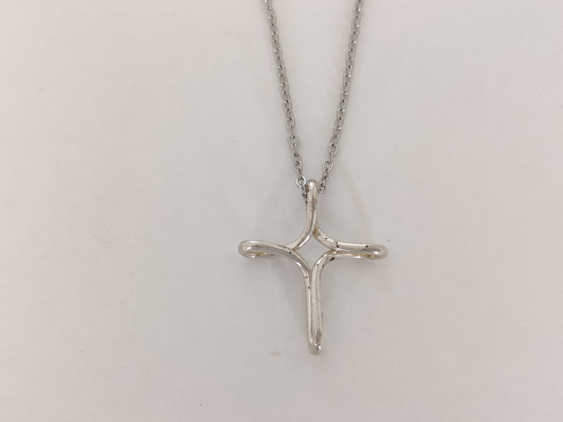 Tiffany & Co. Infinity Tiffany Necklace Infinity Cross Non-Original Chain Necklace