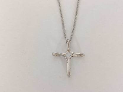 Tiffany & Co. Infinity Tiffany Necklace Infinity Cross Non-Original Chain Necklace