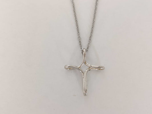 Tiffany & Co. Infinity Tiffany Necklace Infinity Cross Non-Original Chain Necklace