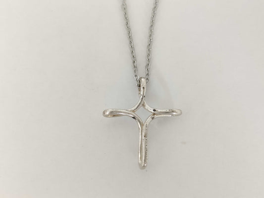 Tiffany & Co. Infinity Tiffany Necklace Infinity Cross Non-Original Chain Necklace