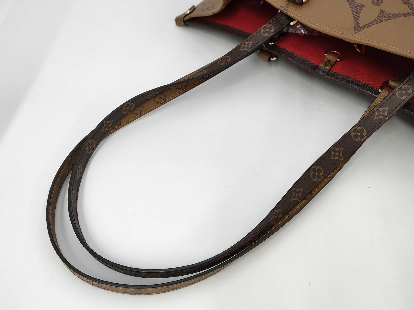 LOUIS VUITTON Monogram Giant On the Go GM M44576 DU3119 Brown RFID Enabled Tote Bag