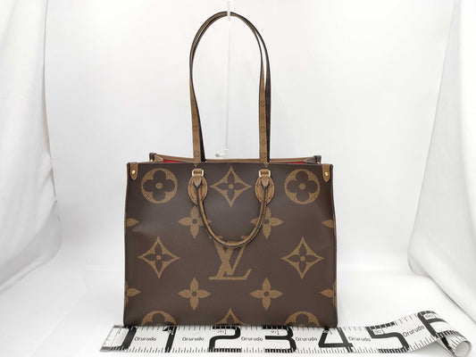 LOUIS VUITTON Monogram Giant On the Go GM M44576 DU3119 Brown RFID Enabled Tote Bag