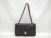 CHANEL Matelasse 25 Lambskin Double Flap Double Chain Bag in Beige with Gold Hardware, A01112 Shoulder Bag