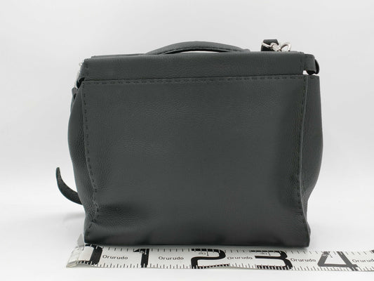 FENDI Peekaboo 2-Way Leather Tote Bag