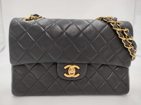 CHANEL Matelasse 23 Double Flap Double Chain Shoulder Bag