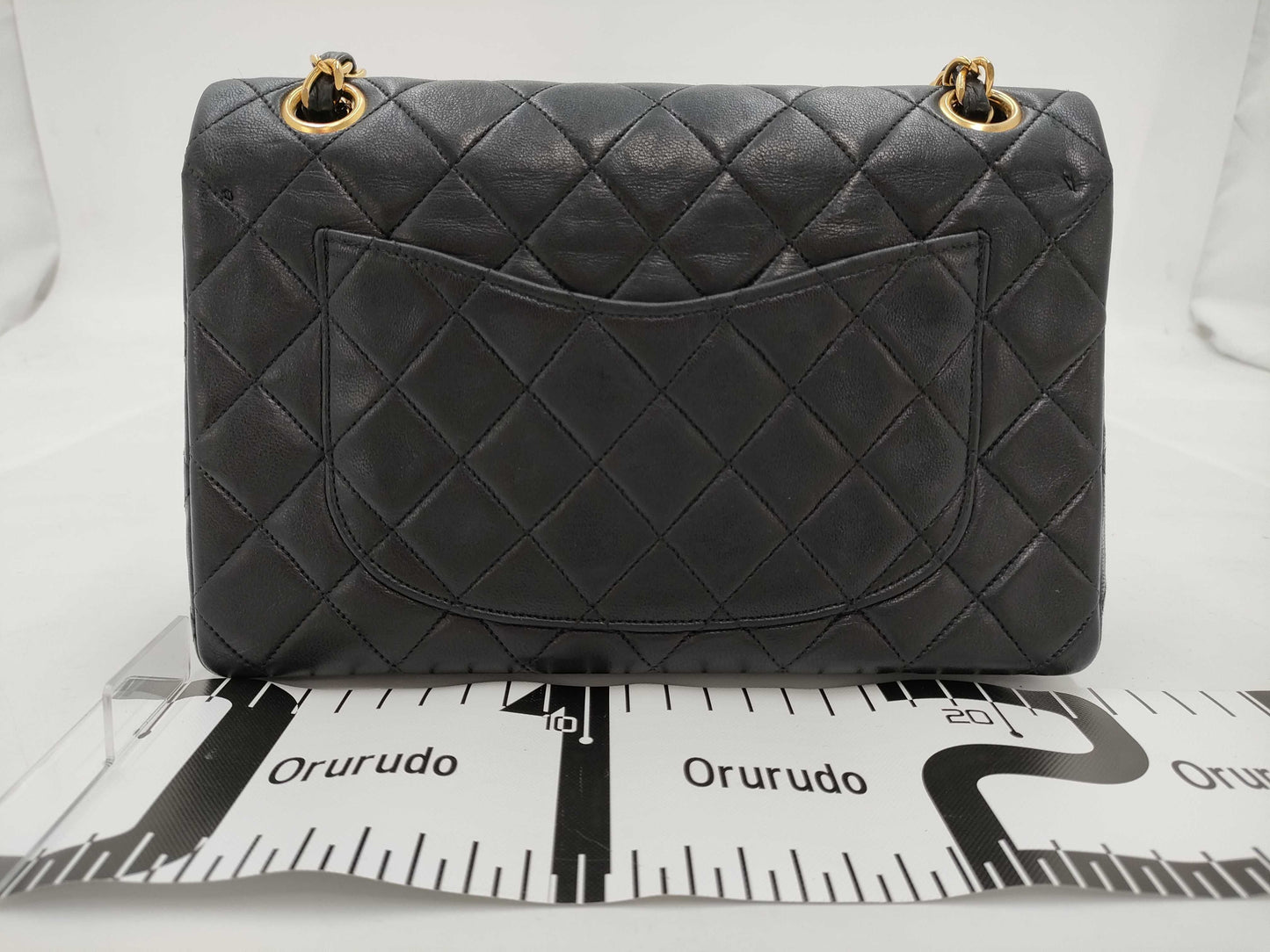 CHANEL Matelasse 23 Double Flap Double Chain Shoulder Bag