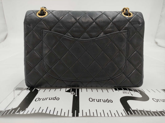 CHANEL Matelasse 23 Double Flap Double Chain Shoulder Bag