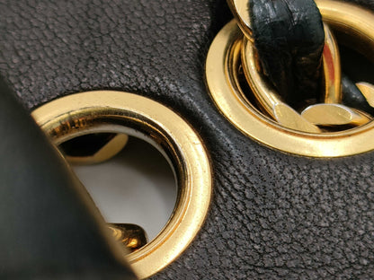 CHANEL Matelasse 23 Double Flap Double Chain Shoulder Bag
