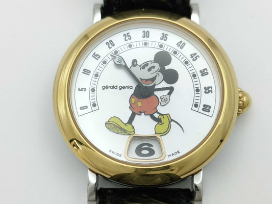 Gerald Genta Retro Fantasy Mickey Jumping Hour G.3622 76436 Quartz Women's Watch