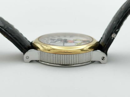 Gerald Genta Retro Fantasy Mickey Jumping Hour G.3622 76436 Quartz Women's Watch