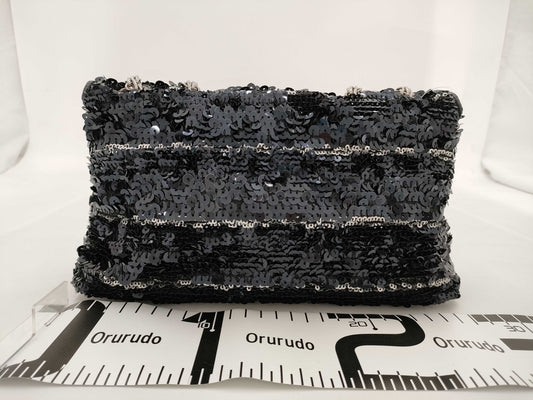 CHANEL 2.55 Sequined Shoulder Bag, Size 15