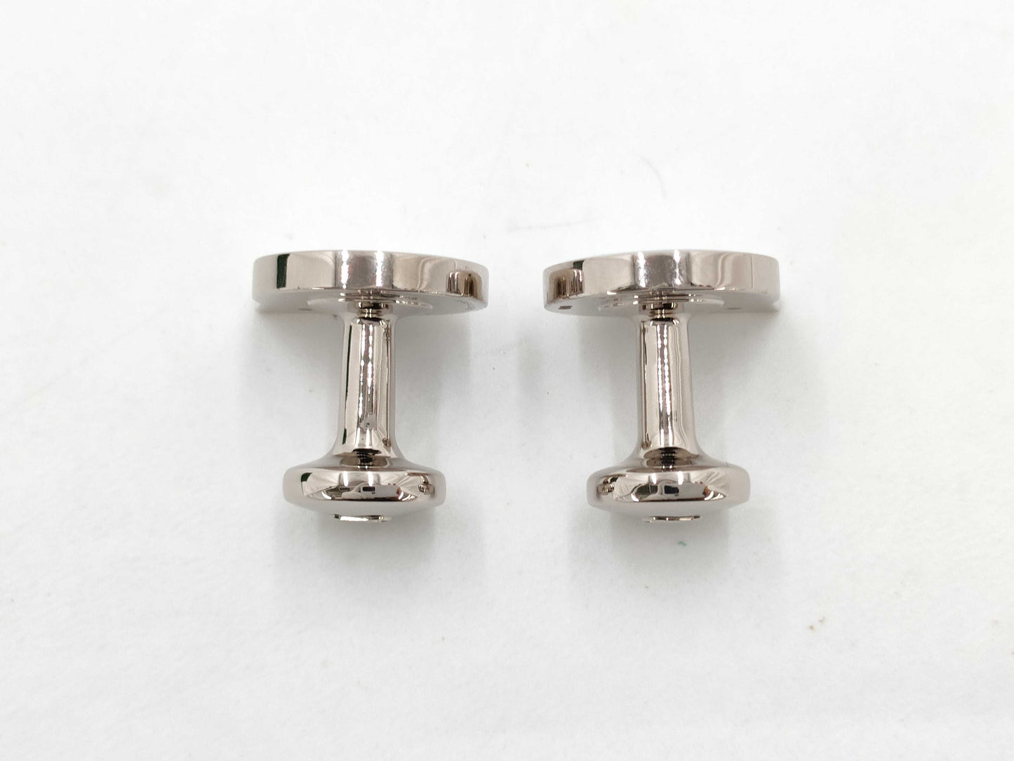 ROLEX Cufflinks White Gold Tie Clip/Cufflinks