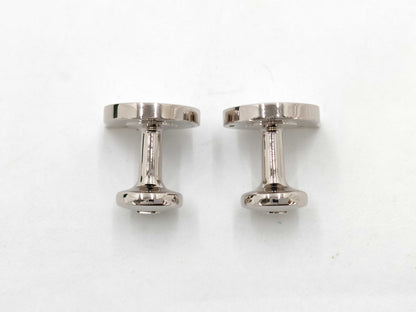 ROLEX Cufflinks White Gold Tie Clip/Cufflinks