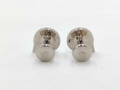 ROLEX Cufflinks White Gold Tie Clip/Cufflinks