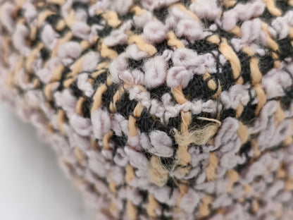 CHANEL Matelasse Tweed Parent-Child Bag in Purple and Beige with GD Hardware, No. 3 Handbag