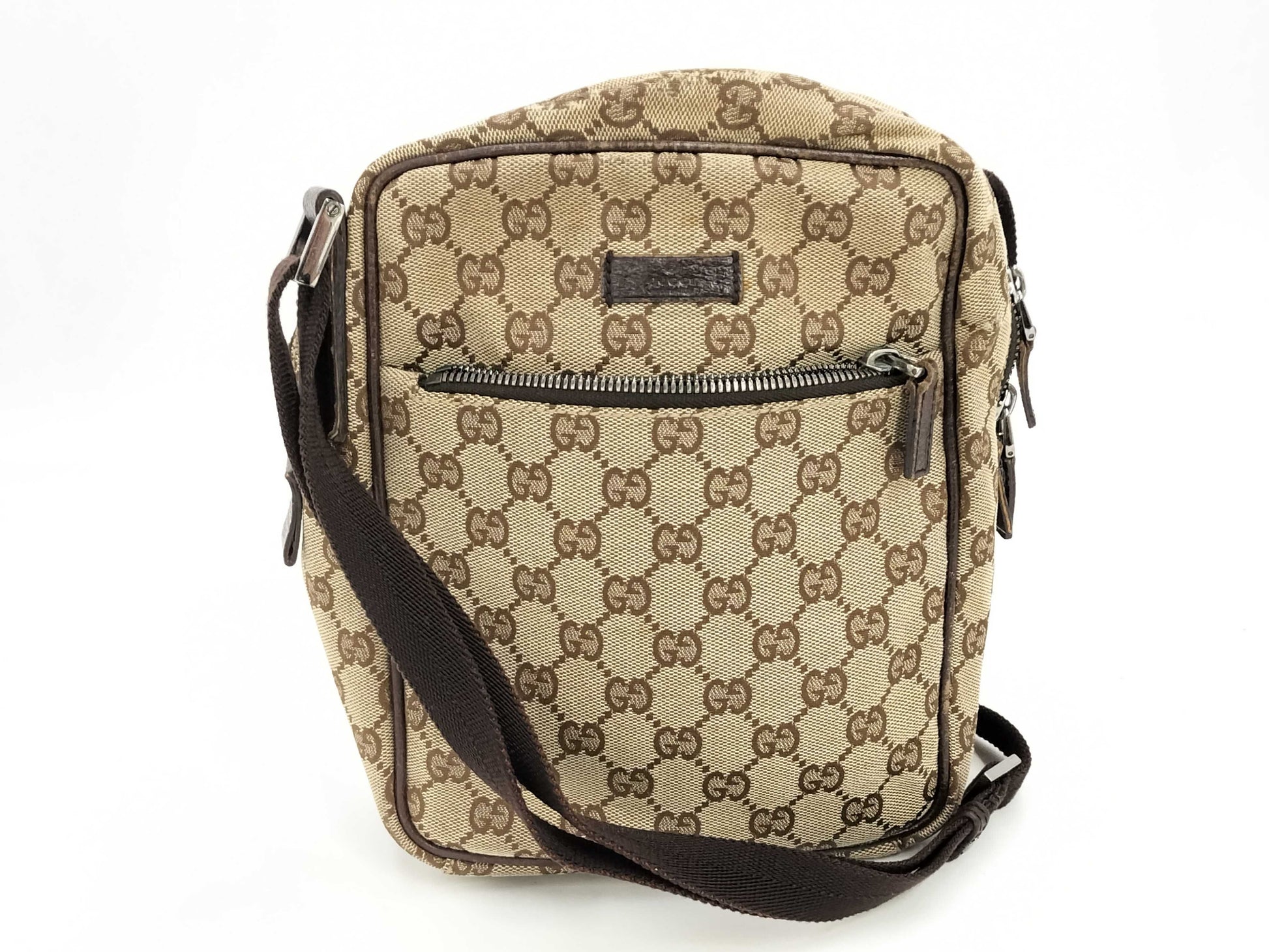 GUCCI Canvas Shoulder Bag