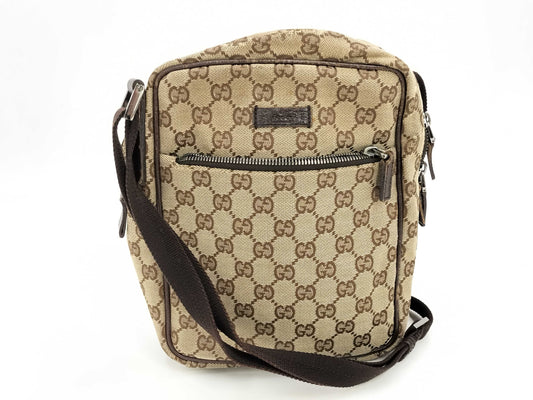 GUCCI Canvas Shoulder Bag