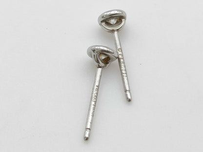Tiffany & Co. By the Yard Diamond PT950 2.2g Earrings 