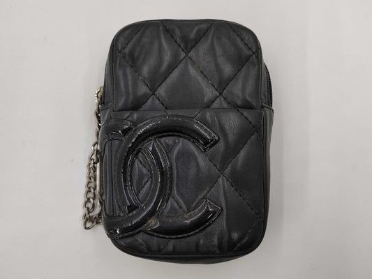 CHANEL CHANEL Cigarette Case Cambon Coco Mark Pouch