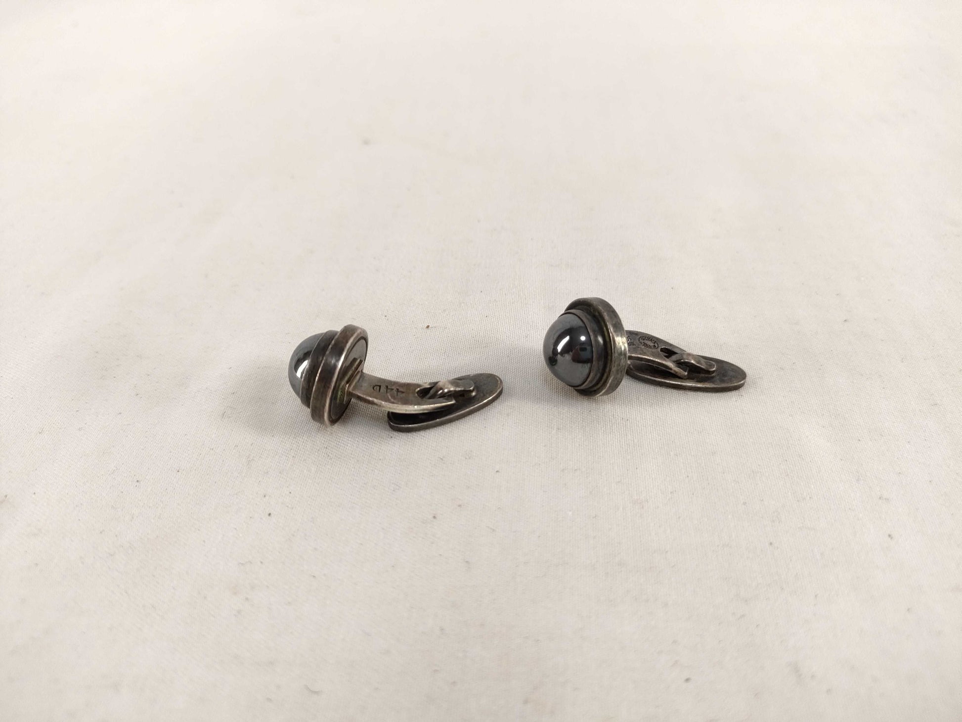 Georg Jensen Cufflinks, SV925, Approx. 16.4g, Tie Clip/Cufflinks