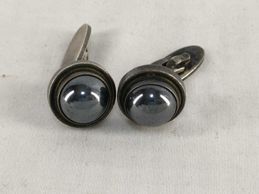 Georg Jensen Cufflinks, SV925, Approx. 16.4g, Tie Clip/Cufflinks