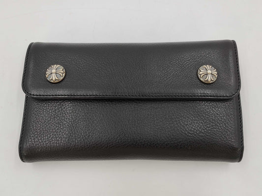 CHROME HEARTS WAVE Wallet Black
