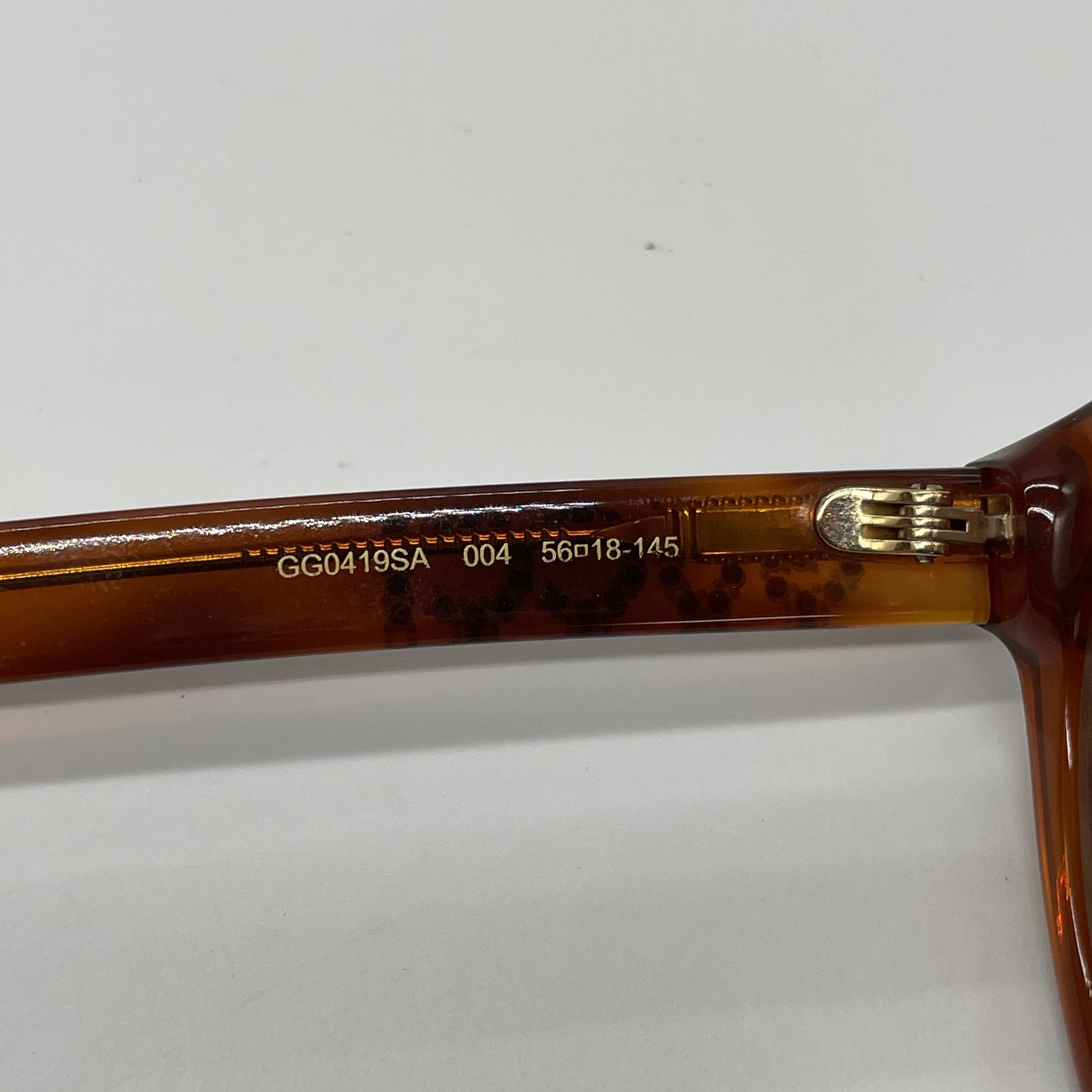 GUCCI Fox-Shaped Rhinestone Sunglasses GG0419SA Sunglasses & Glasses