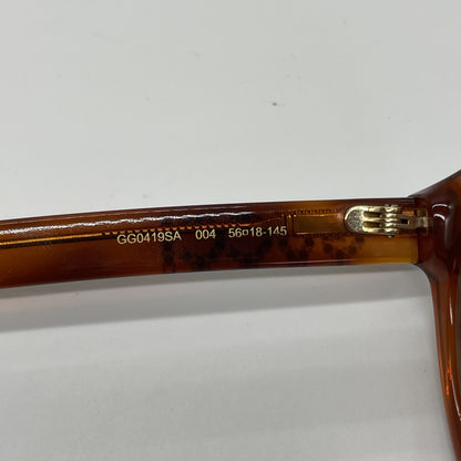 GUCCI Fox-Shaped Rhinestone Sunglasses GG0419SA Sunglasses & Glasses