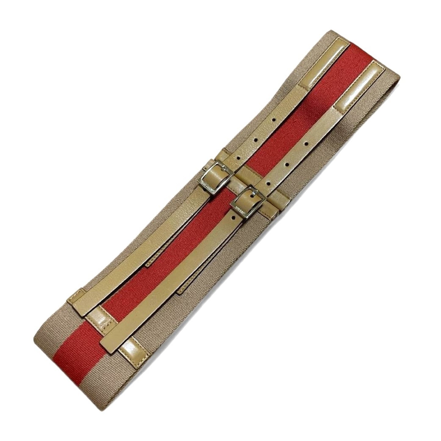 GUCCI Double Buckle Line Belt 037・2194 Belt