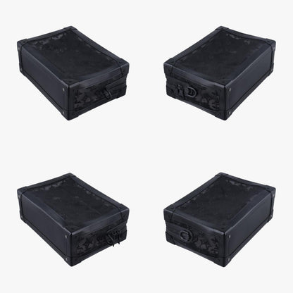 LOUIS VUITTON Soft Trunk Noir Monogram Mesh and Calf Leather Shoulder Bag M53964DU3109