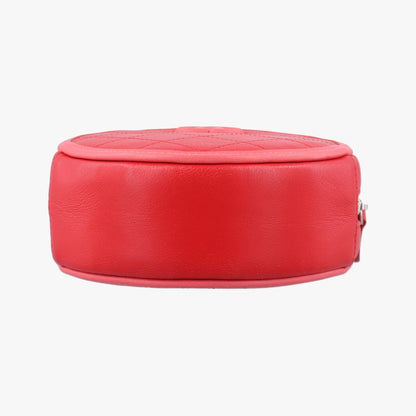 CHANEL Matelasse Red / Pink Lambskin Shoulder Bag AP006027472399