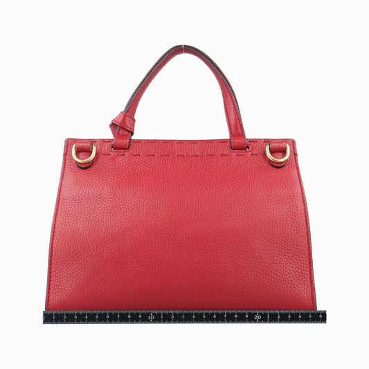 GUCCI GG Marmont Red Leather Shoulder Bag 442622I020144746