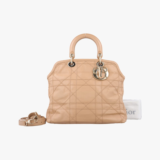 Granville Beige Lambskin 09-MA-0151 Shoulder Bag